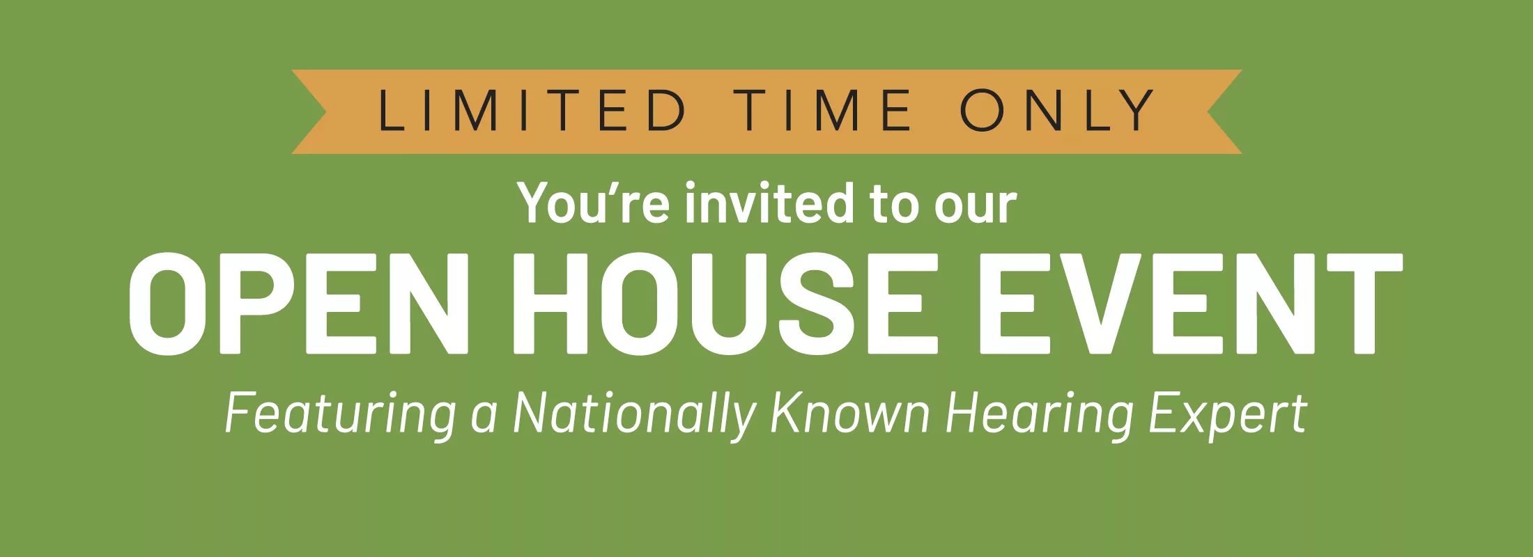 EXCLUSIVE Open House Event!